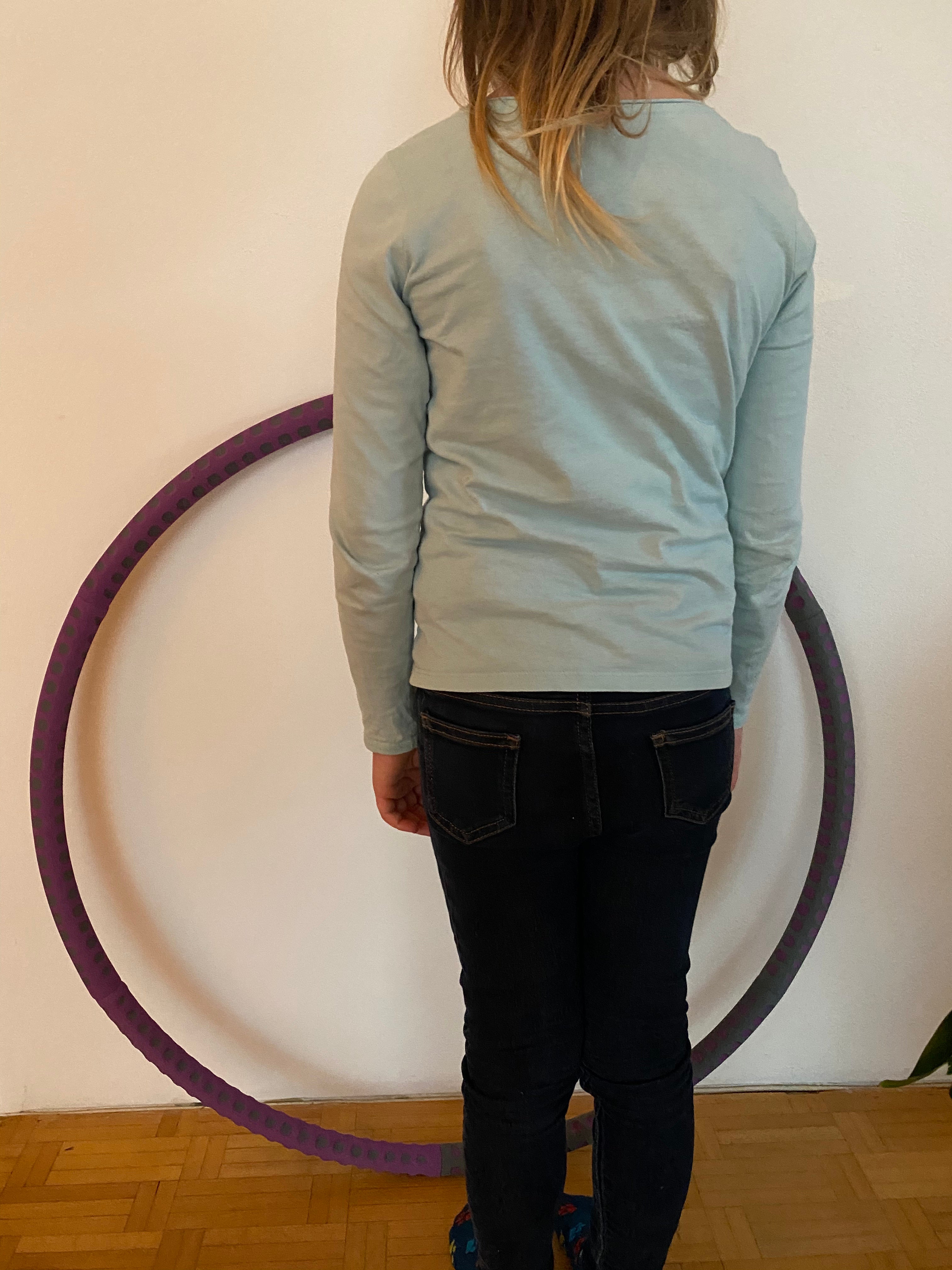 Cerc Hula Hop, Zola®, pentru antrenament fitness, diametru 85 cm, galben/gri Cerc Hula Hop, Zola®, pentru antrenament fitness, diametru 85 cm, galben/gri